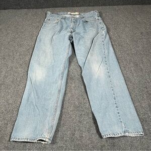Vintage Levis 550 Jeans Men’s 36x29 Y2K Denim Light Wash Relaxed Fit Baggy